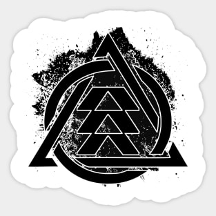 Interlocked Triangle and Circle Sticker